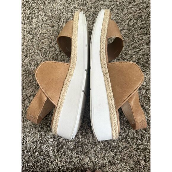 Eileen Fisher Leather Tan Sandals Size 7,5 - Picture 7 of 9